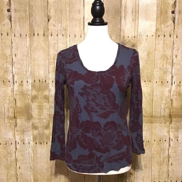 Simply Vera Vera Wang Soft Floral Top PM - Picture 1 of 7